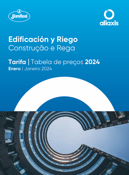 Tarifa Aliaxis edificación y riego 2024 (Excel)